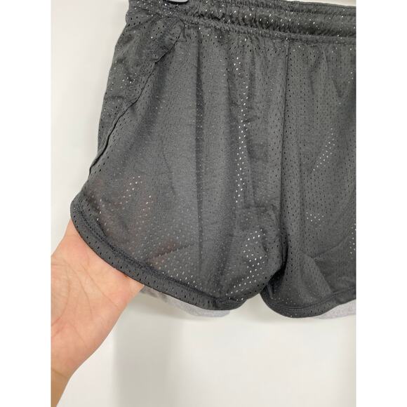 Level Eight Girls Black Gray Athletic Lined Shorts NEW Size XL - Picture 4 of 10